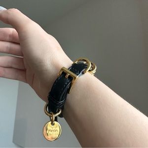 Prada Saffiano leather bracelet